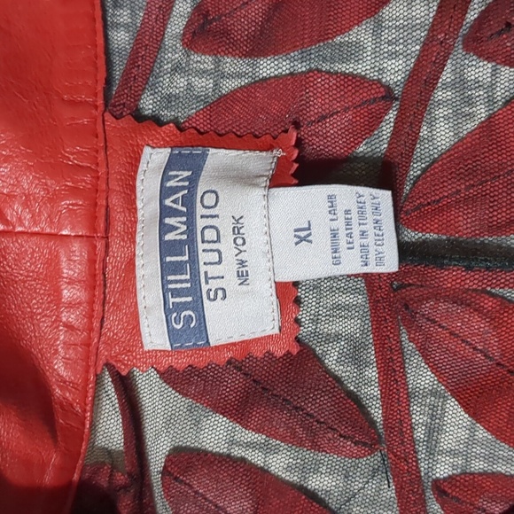 Stillman Studio New York Vintage Red Coat cut out size XL - Picture 8 of 12